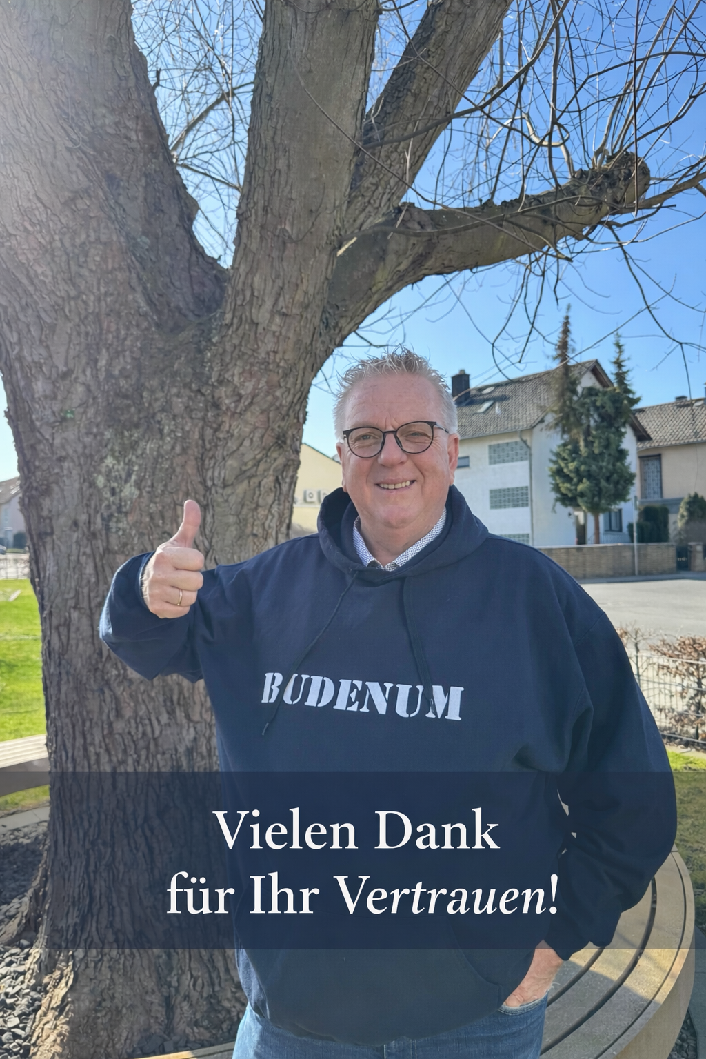 Stephan Hinz bedankt sich